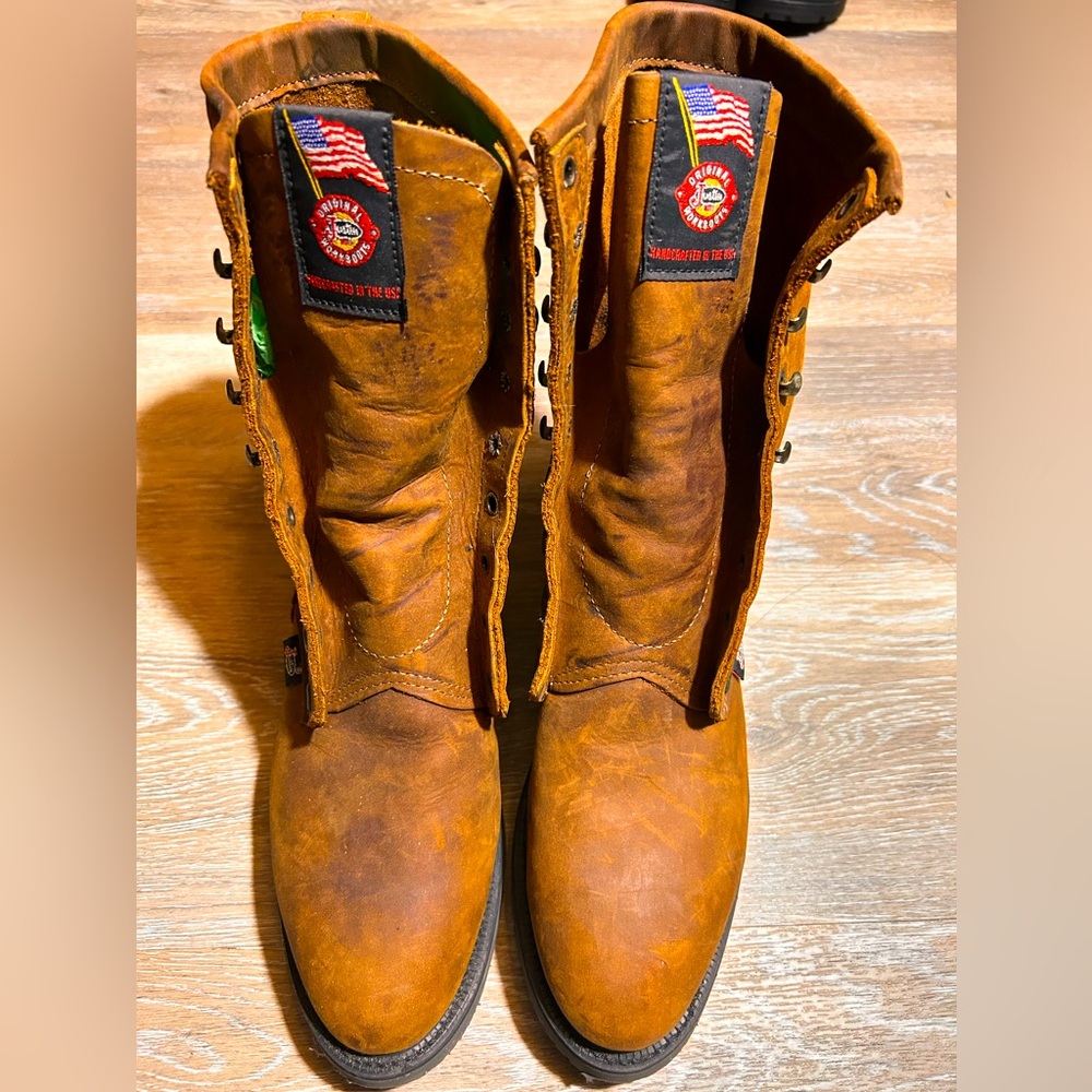 MENS 760 JUSTIN ORIGINAL WORK 8" LACE UP